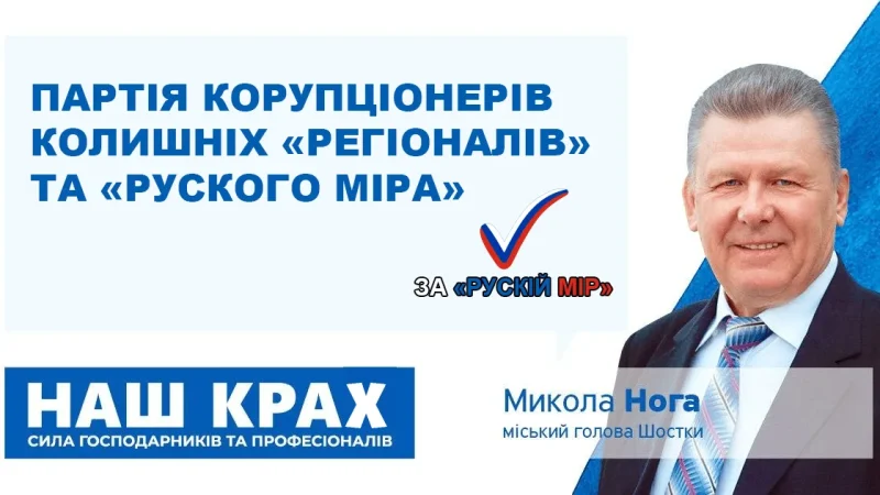 Нога Деркача та технічні кандидати в мери Шостки (ВІДЕО) – From-UA: Новини України