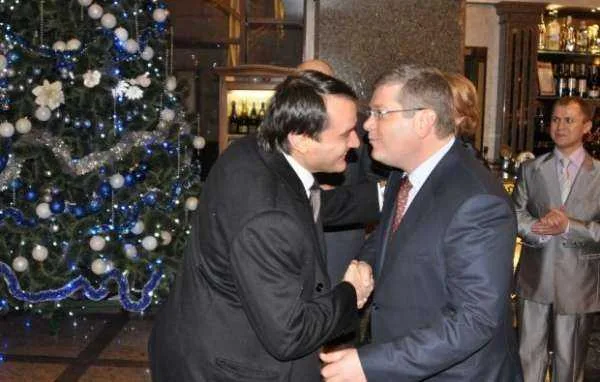 Андрей Павелко и Александр Вилкул 