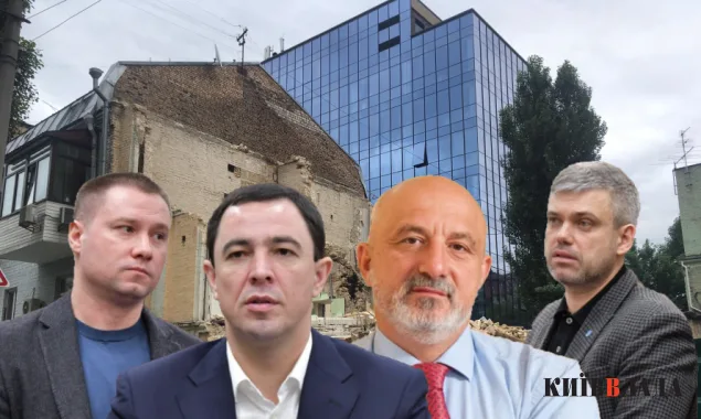Оленич, Прокопив и Терентьев помогают коллаборантам Фисталям в уничтожении столетнего здания на Подоле – From-UA: Новини України