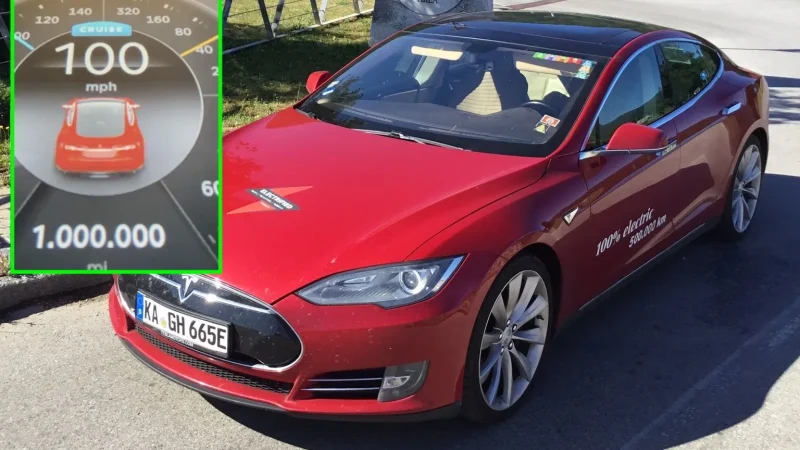 Ранний дорожный воин Tesla Model S успешно преодолел отметку в 1 миллион миль – From-UA: Новини України