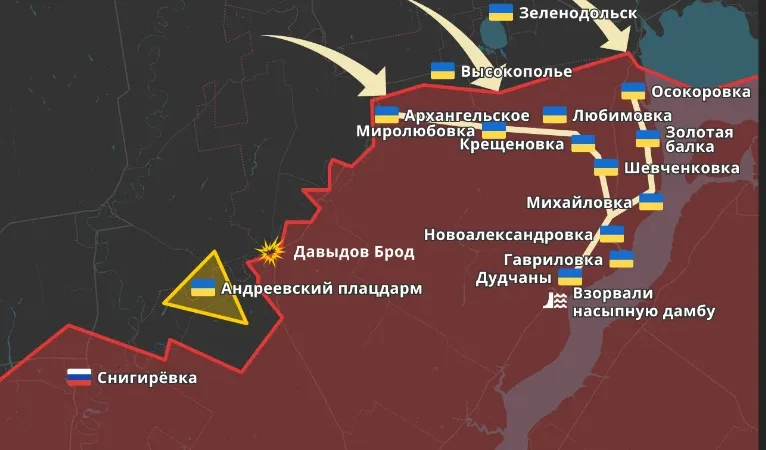 Давыдов Брод, Дудчаны, Великая Александровка – освобждены. Российская оборона под Херсоном рассыпается на глазах. – From-UA: Новини України