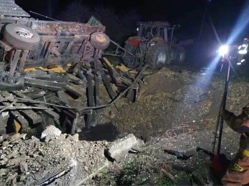 Две российские ракеты упали на территорию Польши