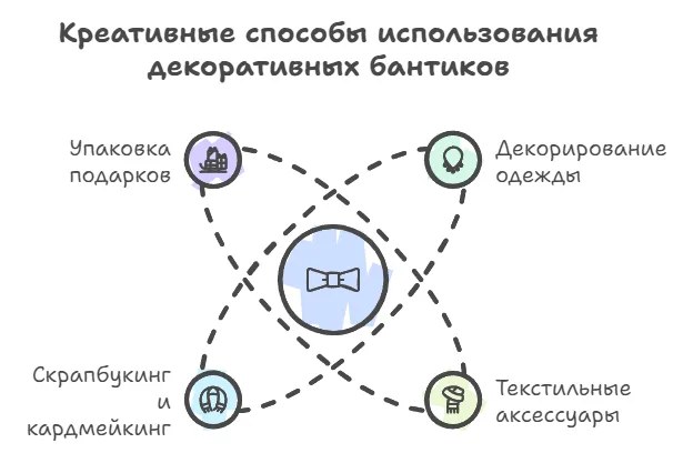 Креативные способы использования декоративных бантиков