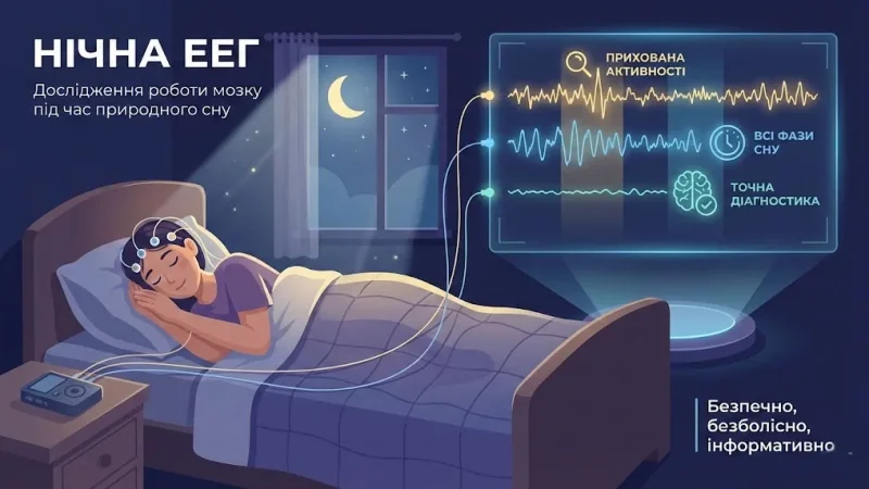 Що таке нічна електроенцефалограма і чим вона відрізняється від звичайної ЕЕГ – From-UA: Новини України