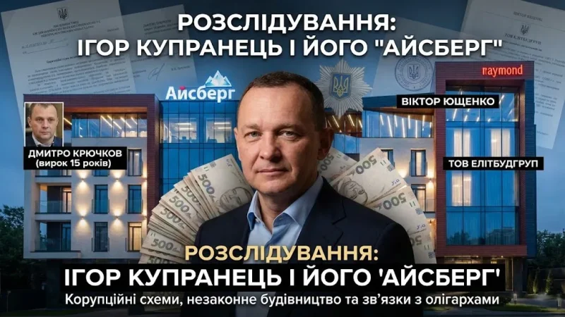 Ігор Купранець: корупційні зв’язки, «Айсберг» і мільйони доларів родини експоліцейського – From-UA: Новини України
