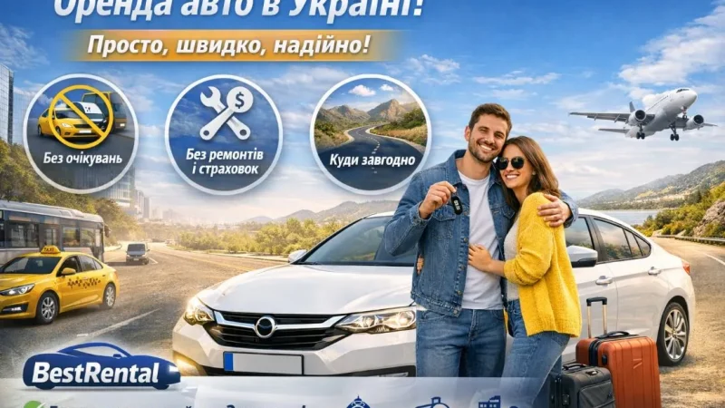 Аренда авто в Украине с BestRental: когда свобода начинается с ключа – From-UA: Новини України