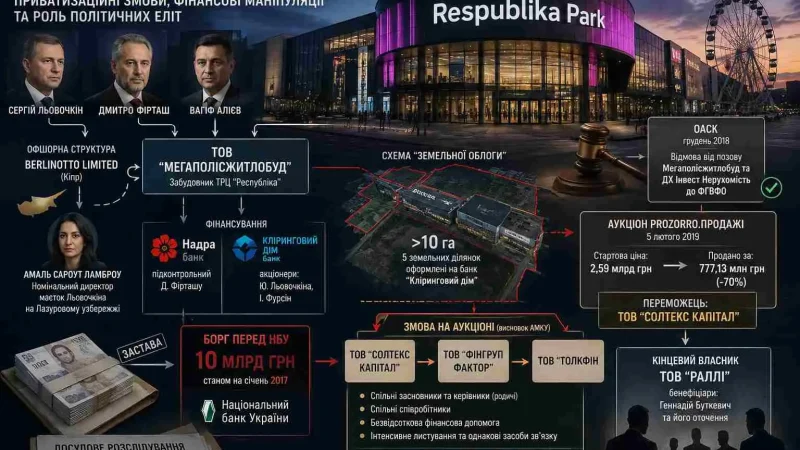 Хто є власником ТРЦ Respublika Park? Тіньовий дерибан на мільярди: як Хомутиннік, Фірташ та Портнов прокрутили приватизаційну аферу – From-UA: Новини України