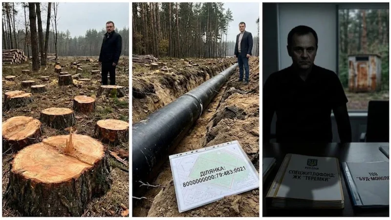 Денис Комарницький, Семен Кривонос, Володимир Шарій та «Спецжитлофонд»: як під носом у НАБУ знищують 9 гектарів лісопарку на Теремках – From-UA: Новини України