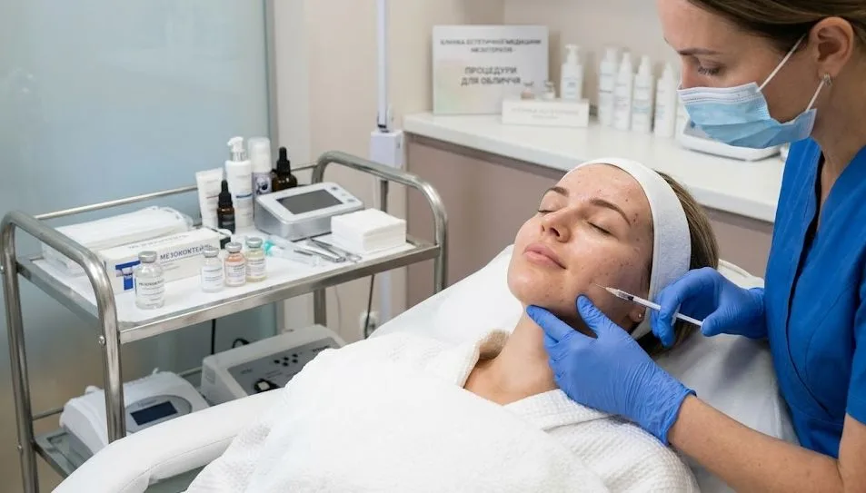Мезотерапія — ін’єкційне відновлення шкіри в ML Beauty Clinic