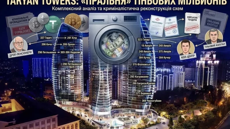 Гирич, Кіча, Аверін, Бережний та інші: як Taryan Towers перетворили на пральню для тіньових мільйонів – From-UA: Новини України