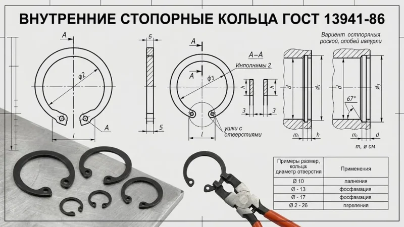 Стопорные кольца ГОСТ 13941-86 оптом в Украине – ТОВ УА.СНАБ – From-UA: Новини України